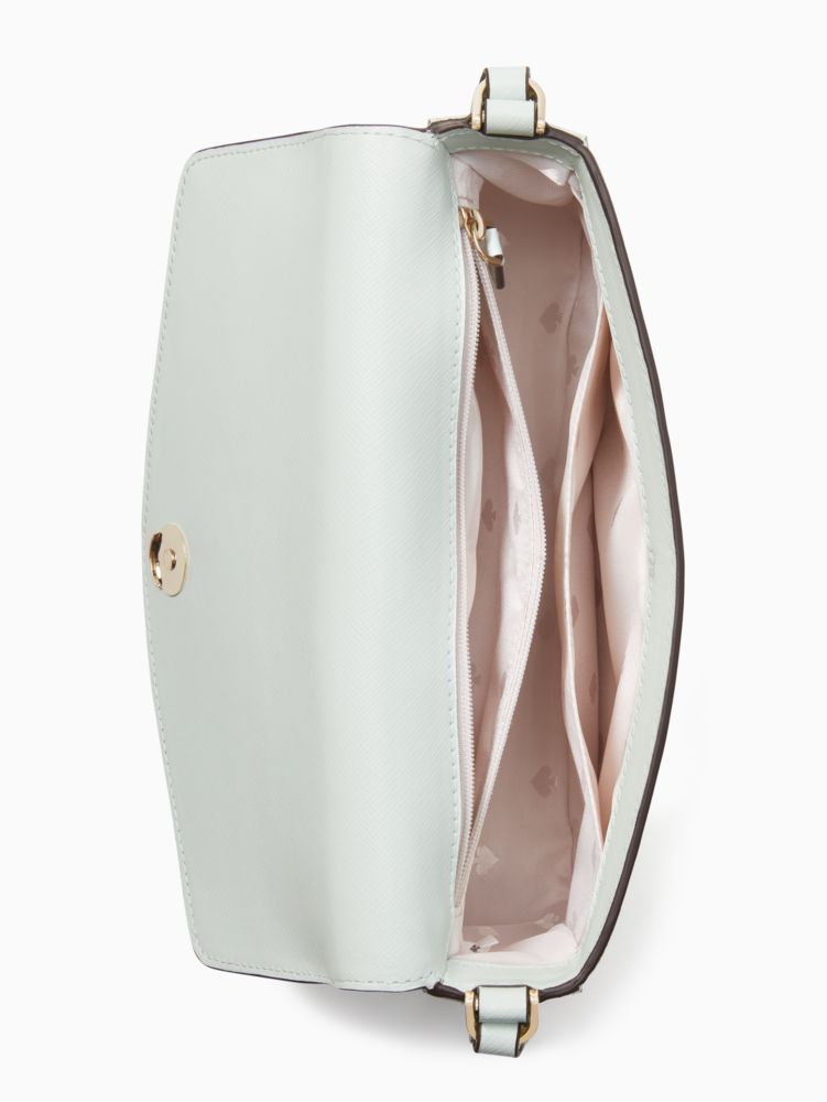 Kate Spade,Sadie Envelope Mini Crossbody,Leather,Crossbody,Word Embellishment,Logo,Lined,Casual,