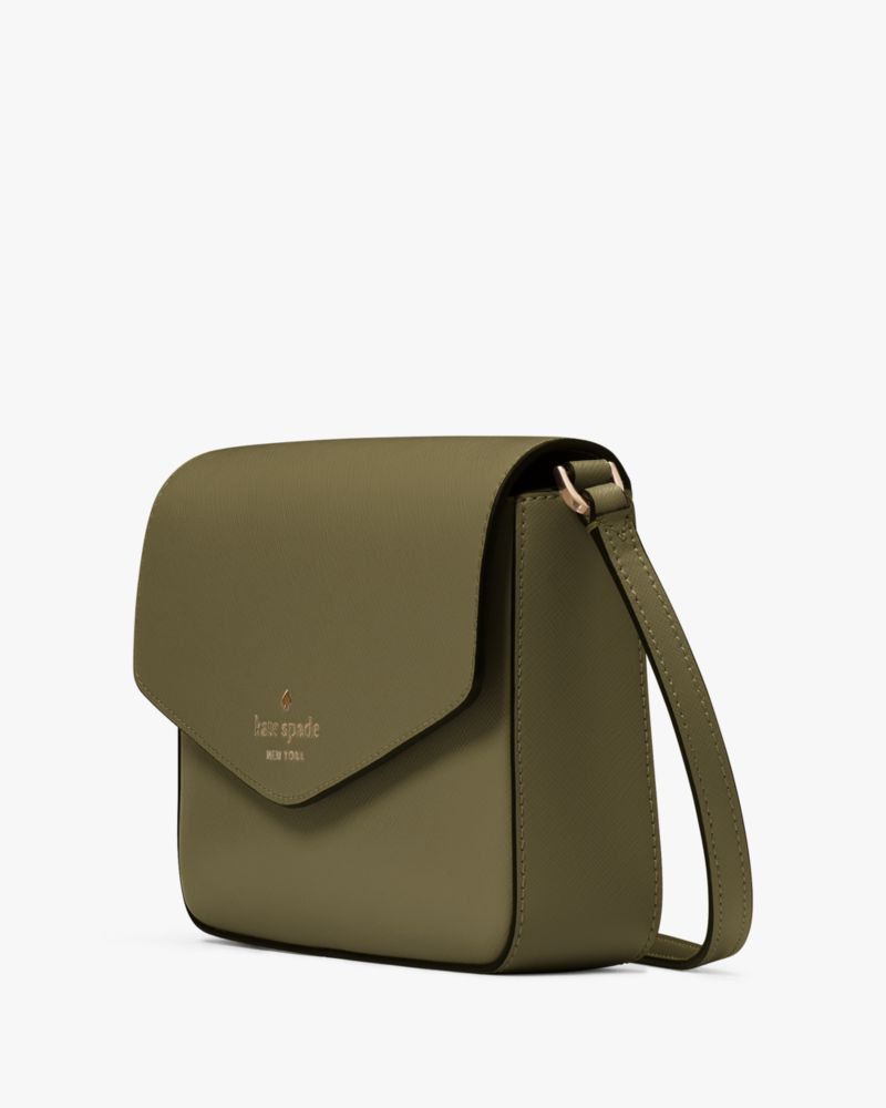 Kate Spade,Sadie Envelope Mini Crossbody,Leather,Crossbody,Word Embellishment,Logo,Lined,Casual,