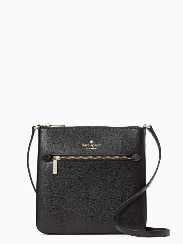 Kate Spade,sadie north south crossbody,crossbody bags,Black