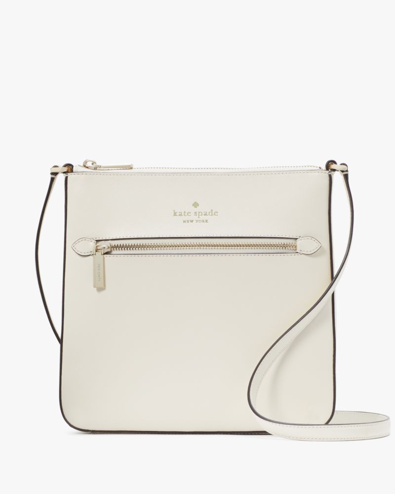 Kate Spade,sadie north south crossbody,crossbody bags,Meringue