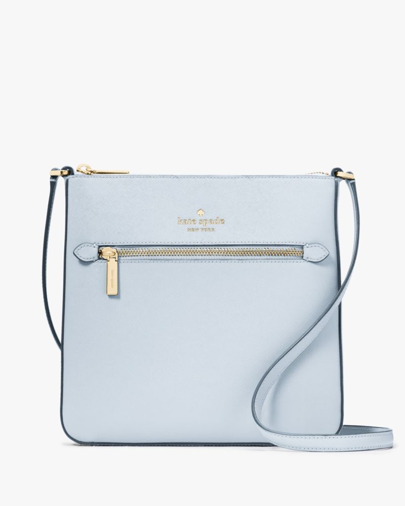 Kate Spade,Sadie Large Crossbody,Leather,Crossbody,Logo,Word Embellishment,Lined,Casual,