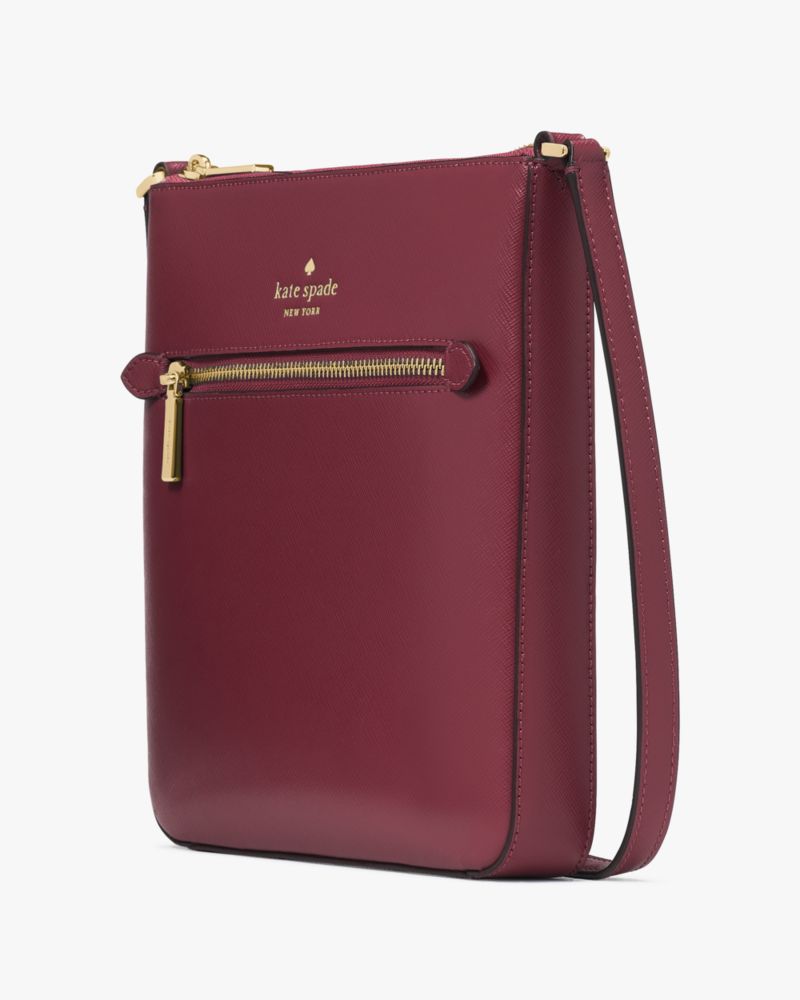 Kate Spade,Sadie Large Crossbody,Leather,Crossbody,Logo,Word Embellishment,Lined,Casual,