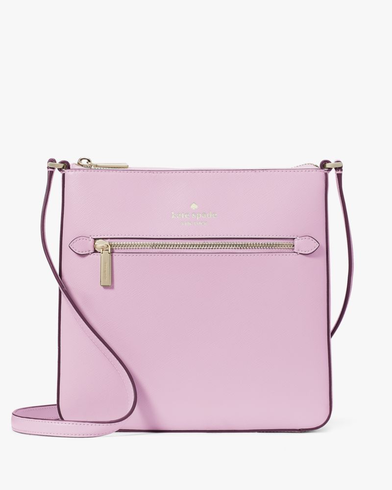 Kate Spade,sadie north south crossbody,crossbody bags,Berry Cream