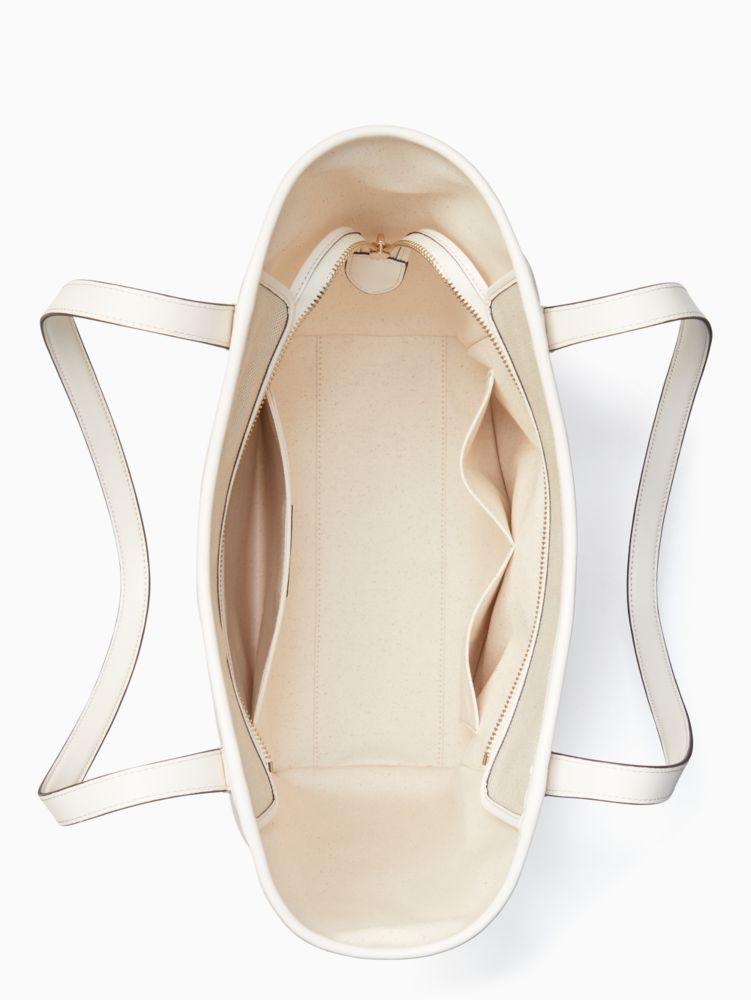 Kate Spade,スライド トート,バッグ,パーチメント