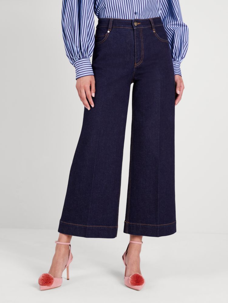 Denim Wide Leg Pant Kate Spade New York Kate Spade New York