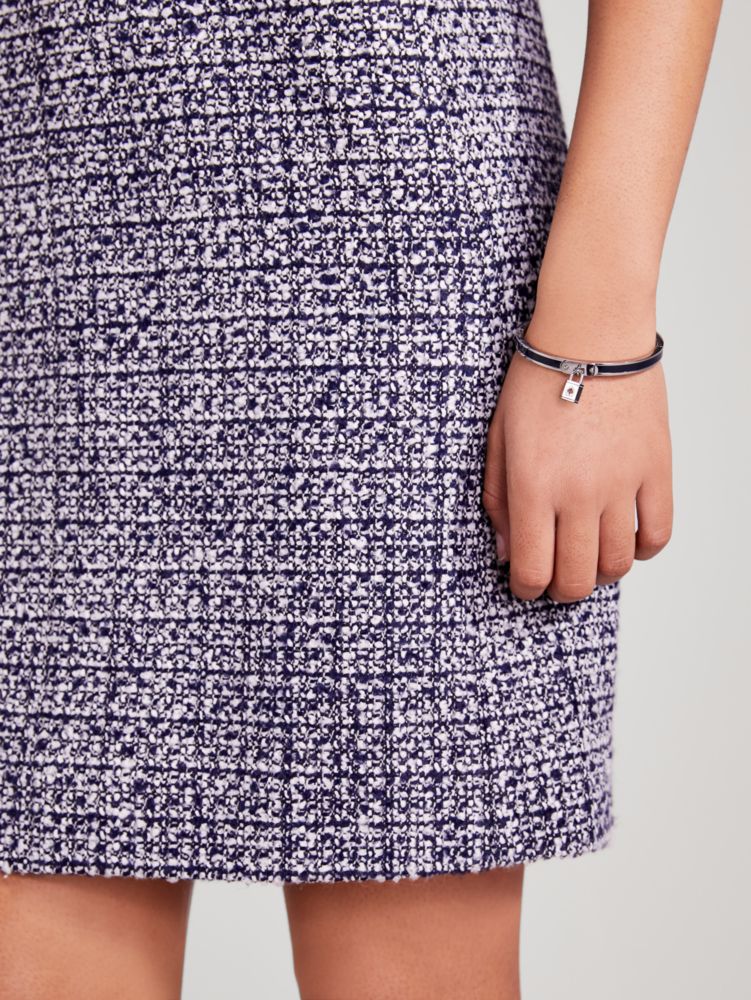 Kate Spade,Tweed Puff-sleeve Dress,