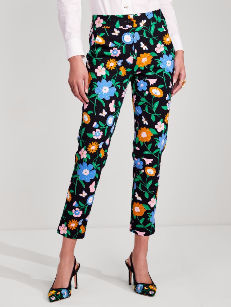 kate spade カラフル プリーツ ロングガウチョパンツ K7413_001