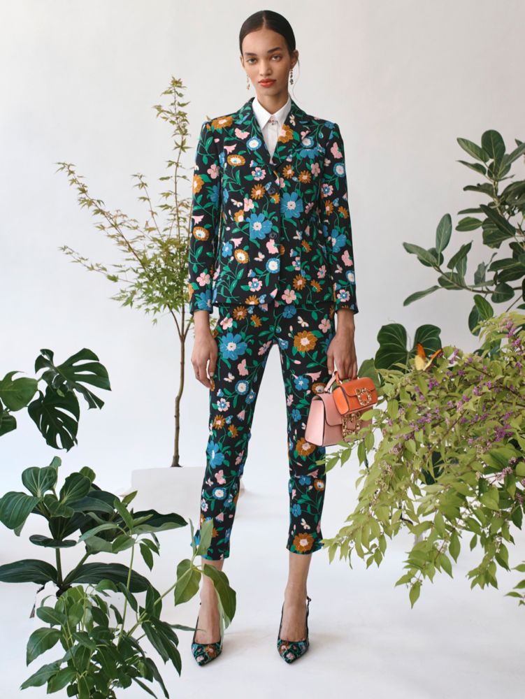 Kate spade floral outlet jacket