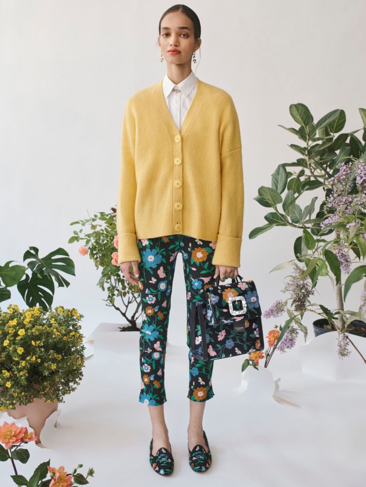 Kate Spade,リブニット カーディガン,ウェア,ライトシフォン