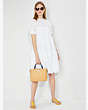 Kate Spade,Butterfly Eyelet Tiered Dress,Fresh White