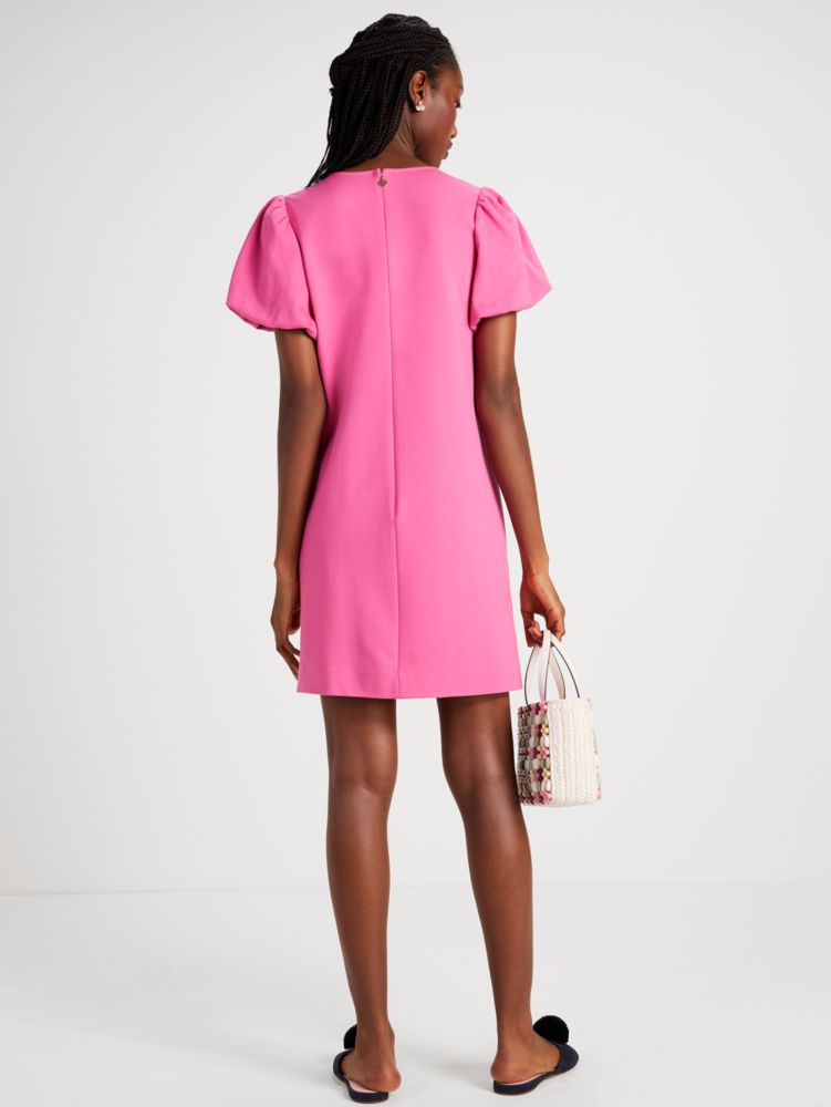Kate Spade,パフスリーブ ポンテ ドレス,
