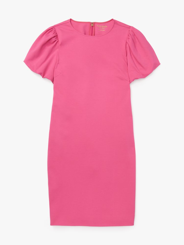 Kate Spade,パフスリーブ ポンテ ドレス,