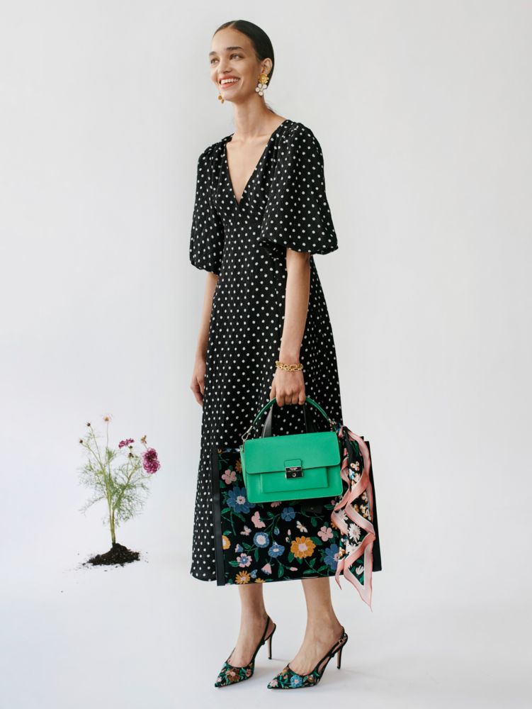 Harmony Dot Cloqué Dress | Kate Spade New York