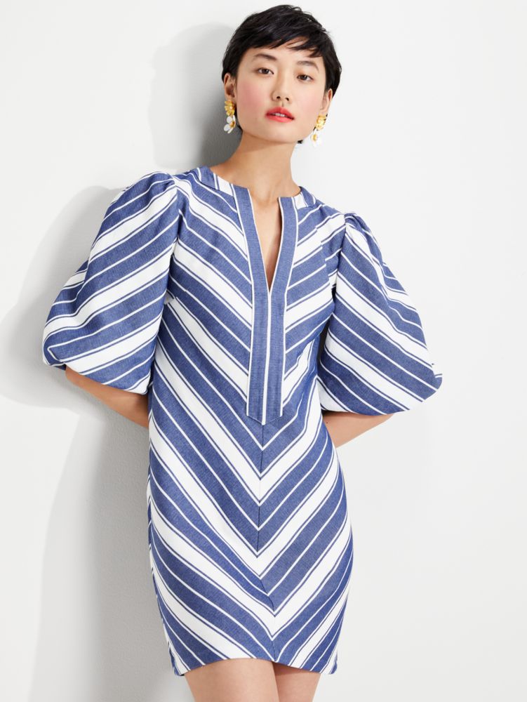 Kate Spade,Stripe Double Cloth Dress,