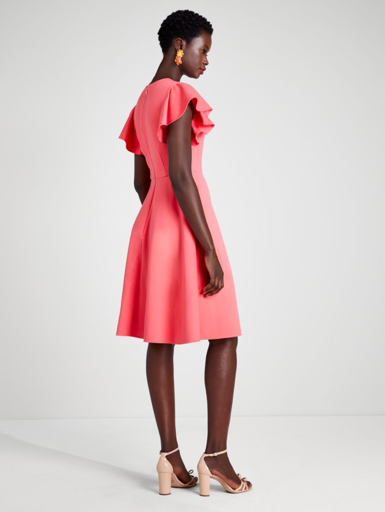 Kate Spade,Ponte Flutter-sleeve Dress,