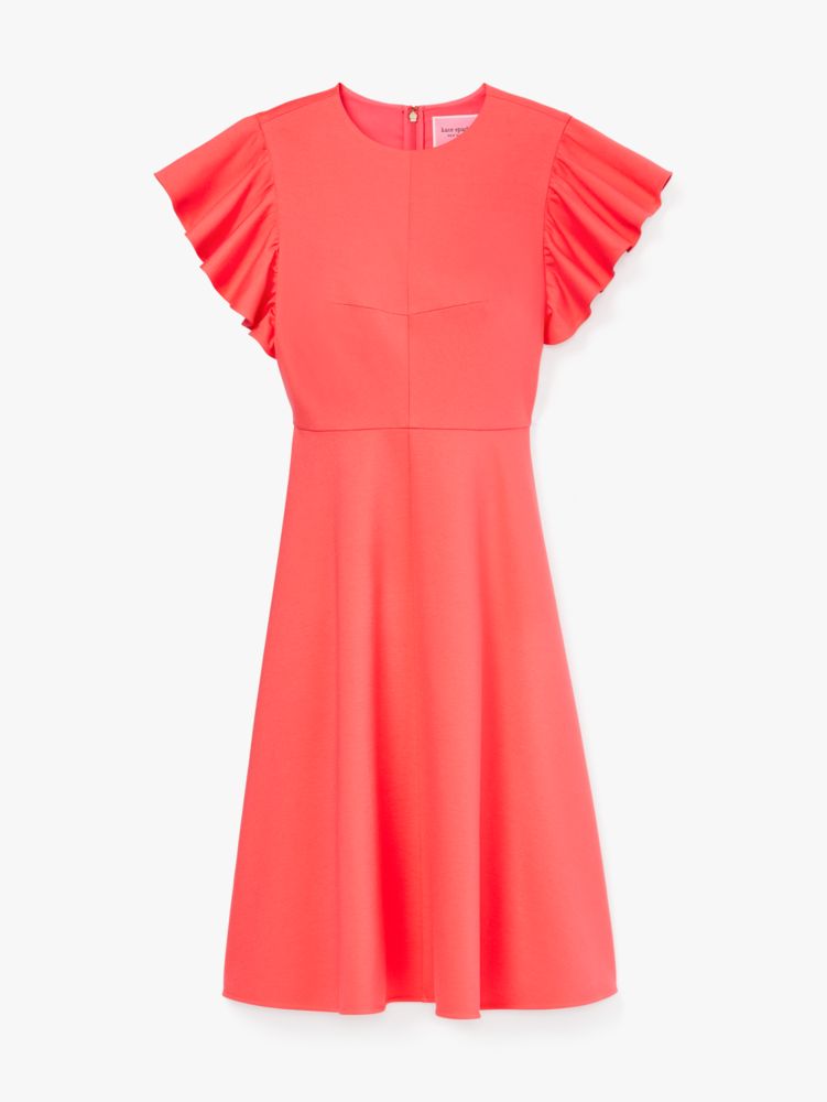 Kate Spade,Ponte Flutter-sleeve Dress,