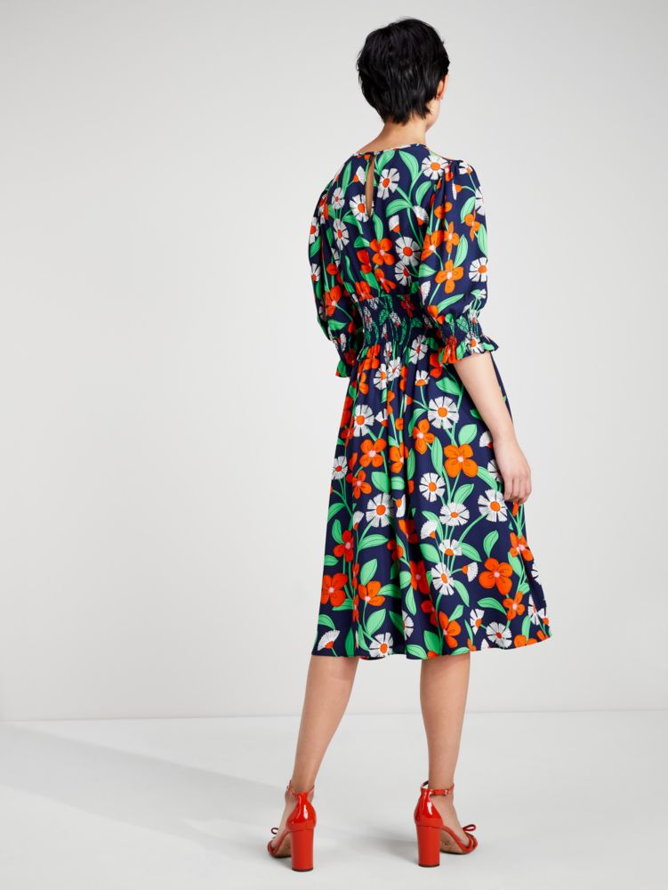 Kate Spade,Daisy Vines Smocked Dress,
