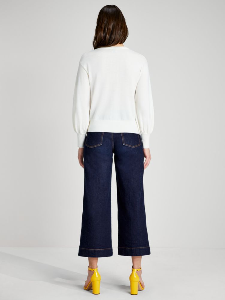 Kate Spade,Butterfly Intarsia Sweater,