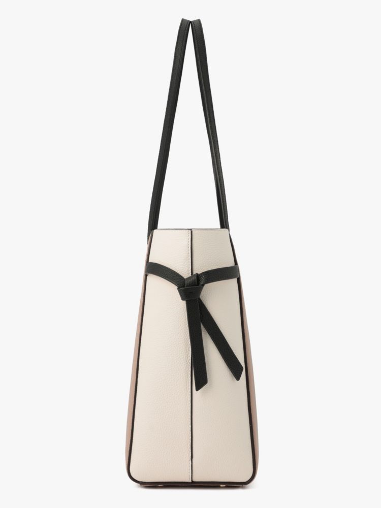 Kate Spade,ノット カラーブロック ぺブル レザー ラージ トート,トートバッグ,クラフトペーパーマルチ