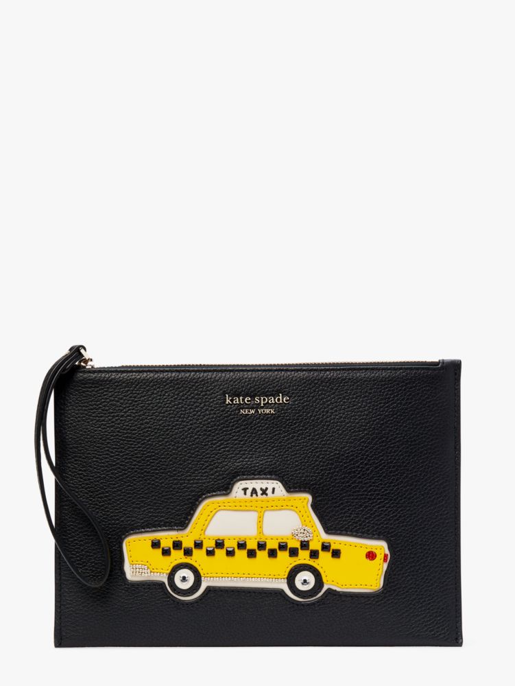 Kate Spade,オン パーパス タクシー ポーチ,ブラックマルチ