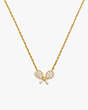 Kate Spade,Queen of the Court Tennis Mini Pendant,necklaces,
