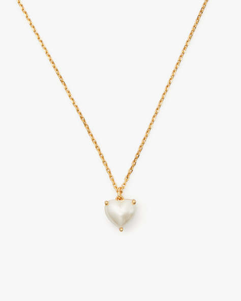 Kate Spade,my love june heart pendant,necklaces,Pearl