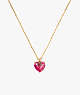 Kate Spade,my love july heart pendant,necklaces,Ruby