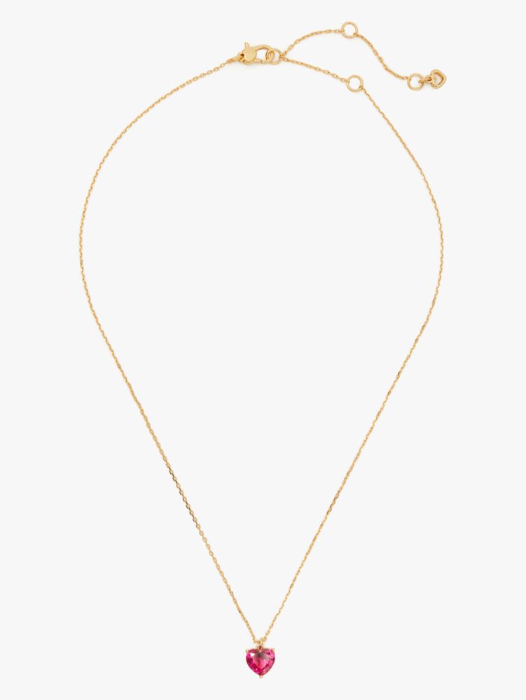 Kate Spade,my love july heart pendant,necklaces,Ruby