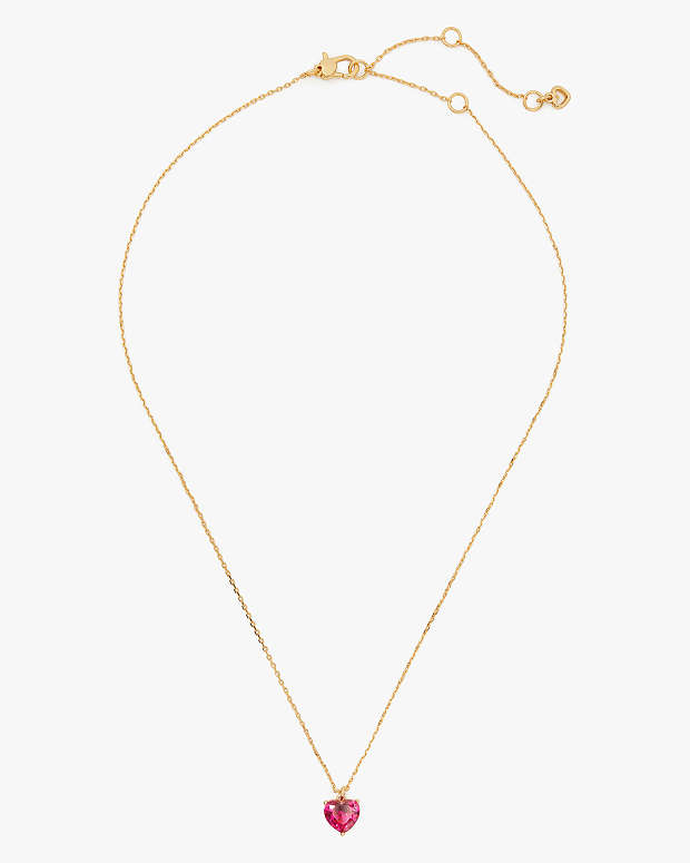 Kate Spade Rose Gold Heart Necklace Factory Sale | bellvalefarms.com