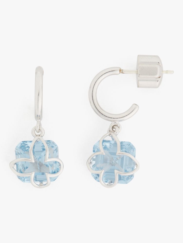 Kate Spade,サムシング スパークリー バタフライ ハギー,ピアス & イヤリング,アクアマリン