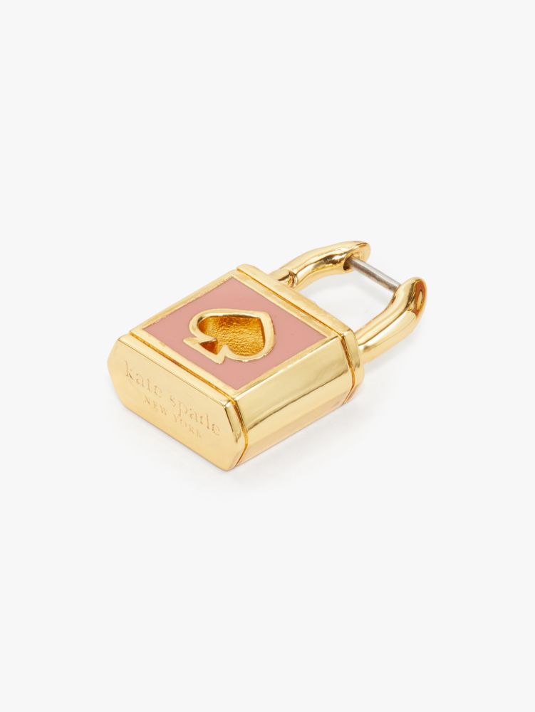 Kate Spade,Love And Spade Enamel Huggies,
