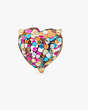 Kate Spade,my love glitter heart studs,earrings,Multi Glitter