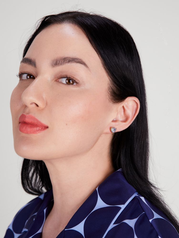Kate Spade,My Love Glitter Heart Studs,