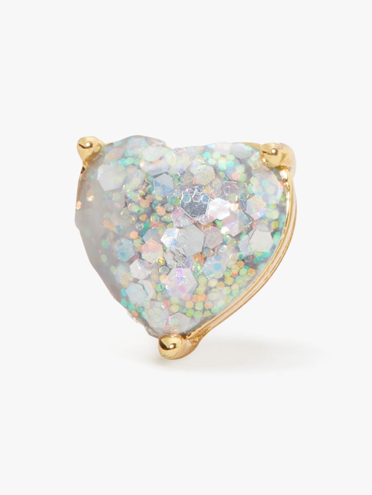 Kate Spade,My Love Glitter Heart Studs,
