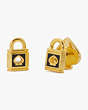 Lock And Spade Enamel Studs, , Product
