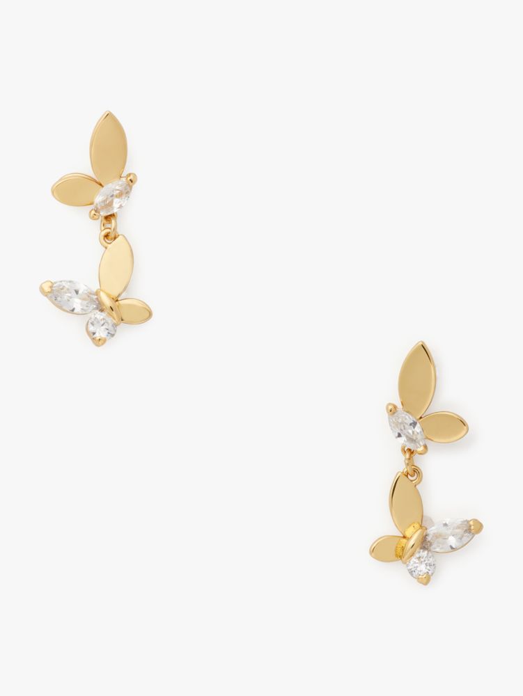 Kate spade NEW YORK フラミンゴネックレスピアスゴールド - アクセサリー