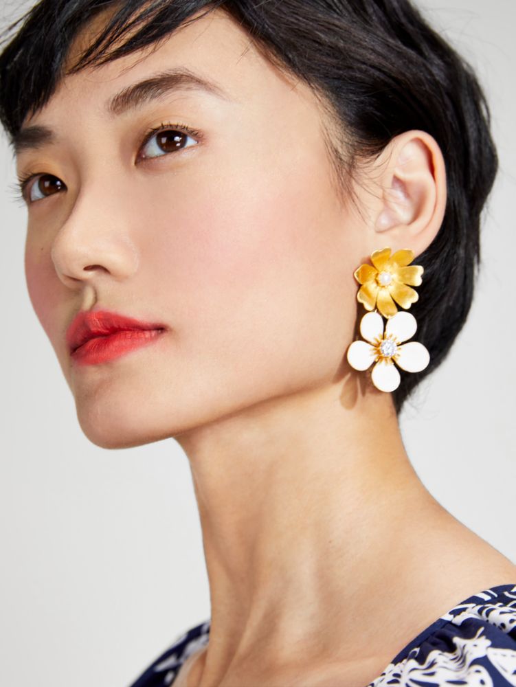 Garden Party Double Drop Earrings, , Product
