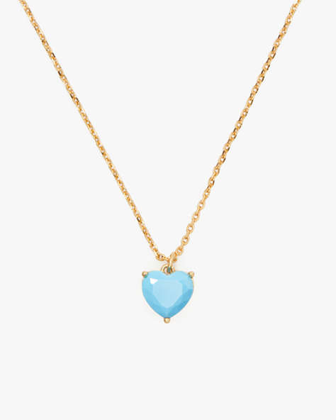 Kate Spade,my love december heart pendant,necklaces,Turquoise