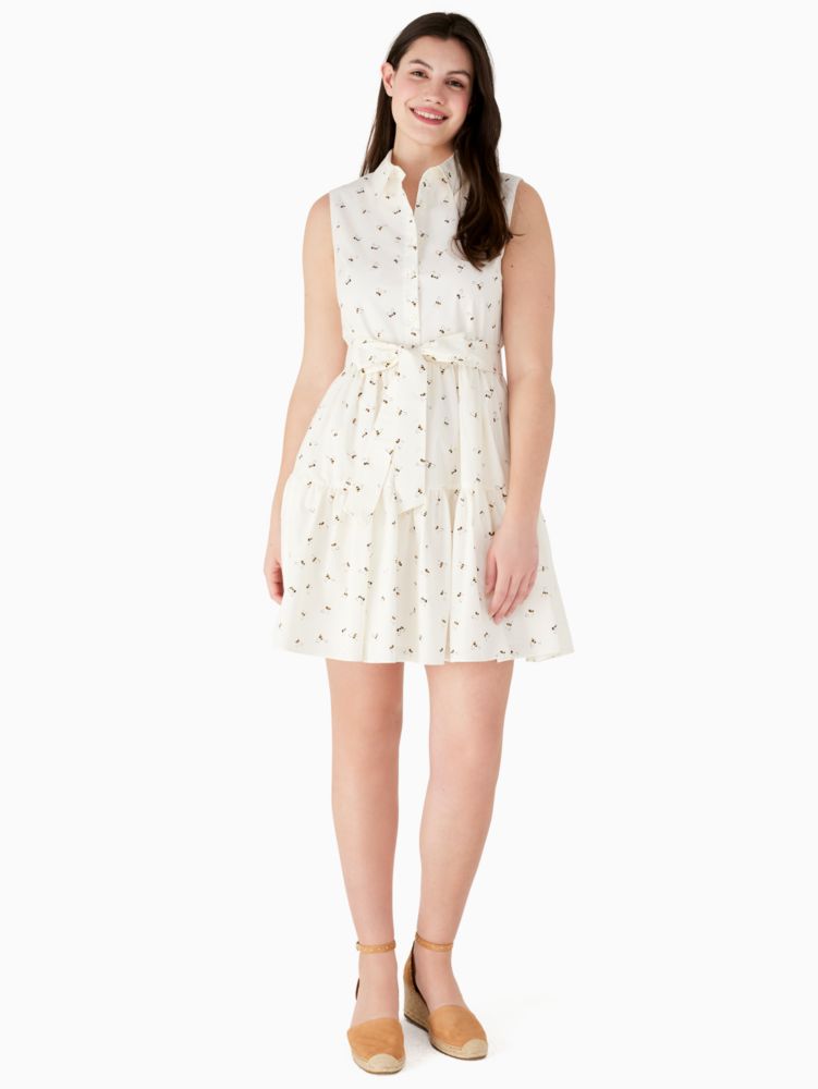 Kate Spade,bees shirtdress,dresses & jumpsuits,60%,Cream