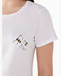 Kate Spade,buzzing bee tee,tops & blouses,60%,Fresh White