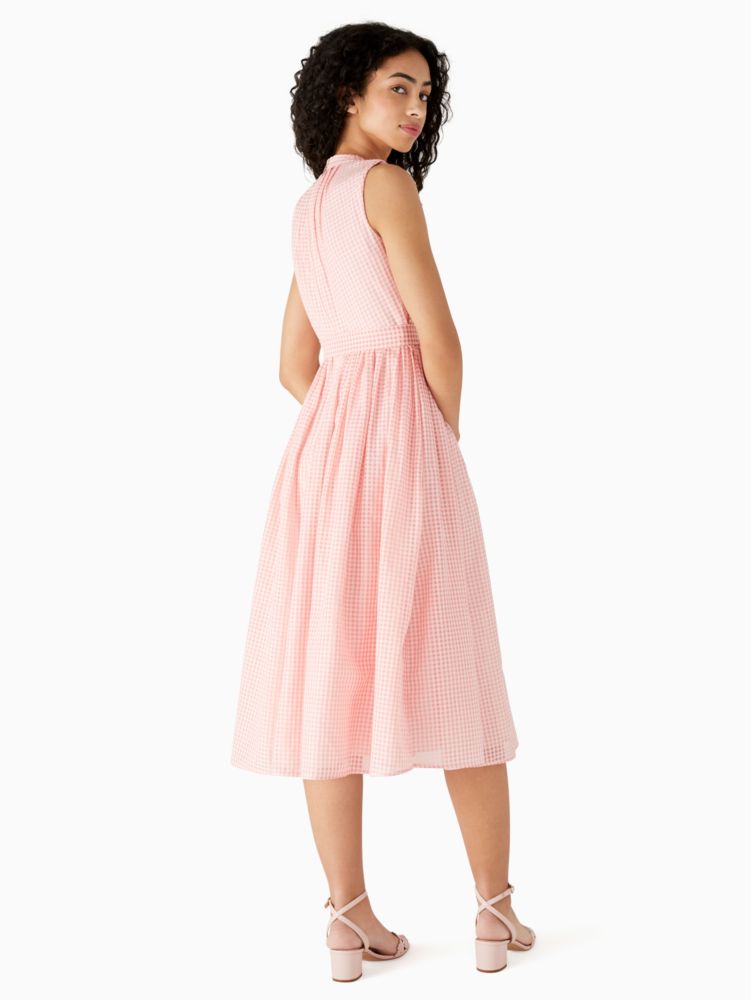 Gingham Burnout Dress Kate Spade Outlet