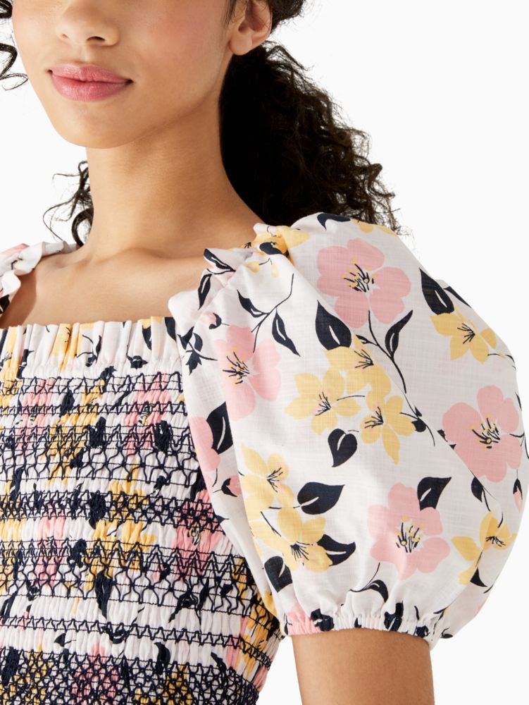 Lily Blooms Puff Sleeve Top | Kate Spade Outlet