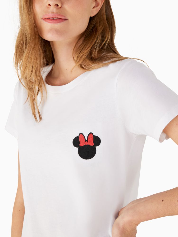 Kate Spade,minnie patch tee,Fresh White