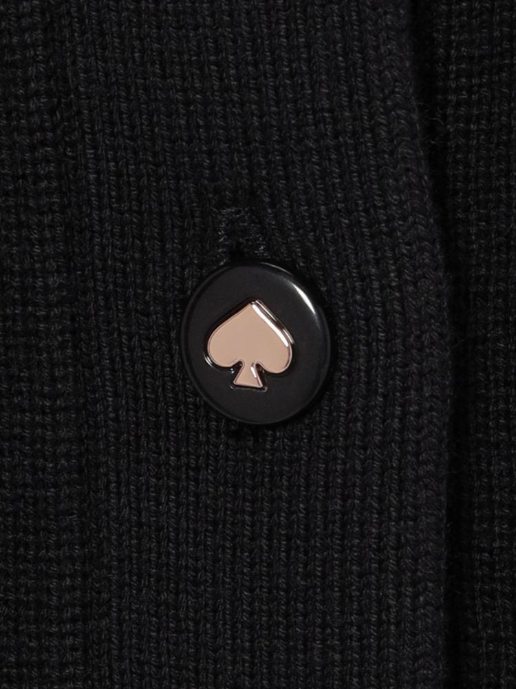 Kate Spade,スペード ボタン ライトウェイト カーディガン,ウェア,ブラック