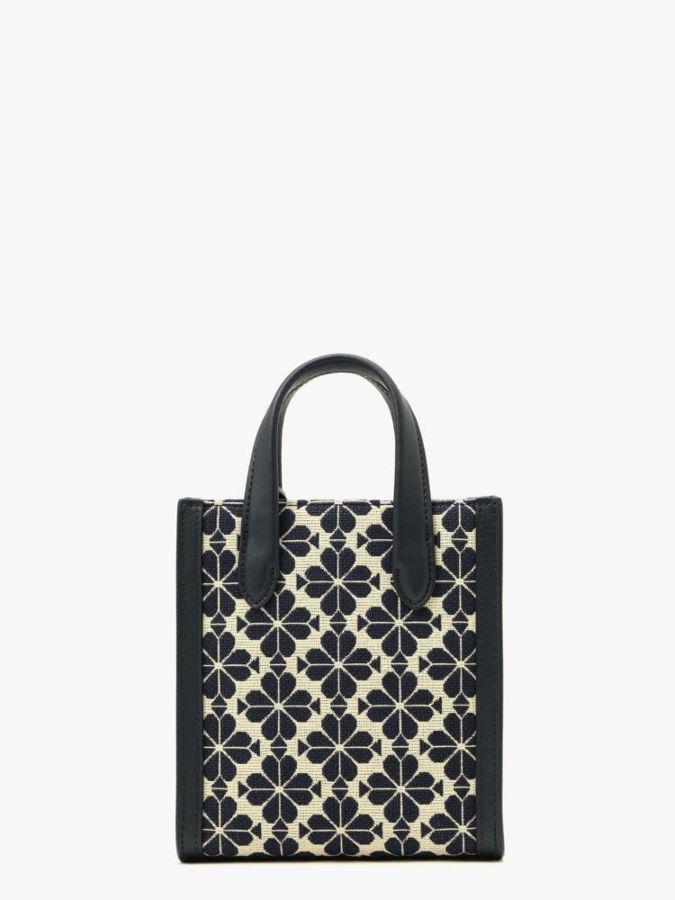 Kate Spade,スペード フラワー ジャカード マンハッタン ミニ トート,バッグ,ブルーマルチ