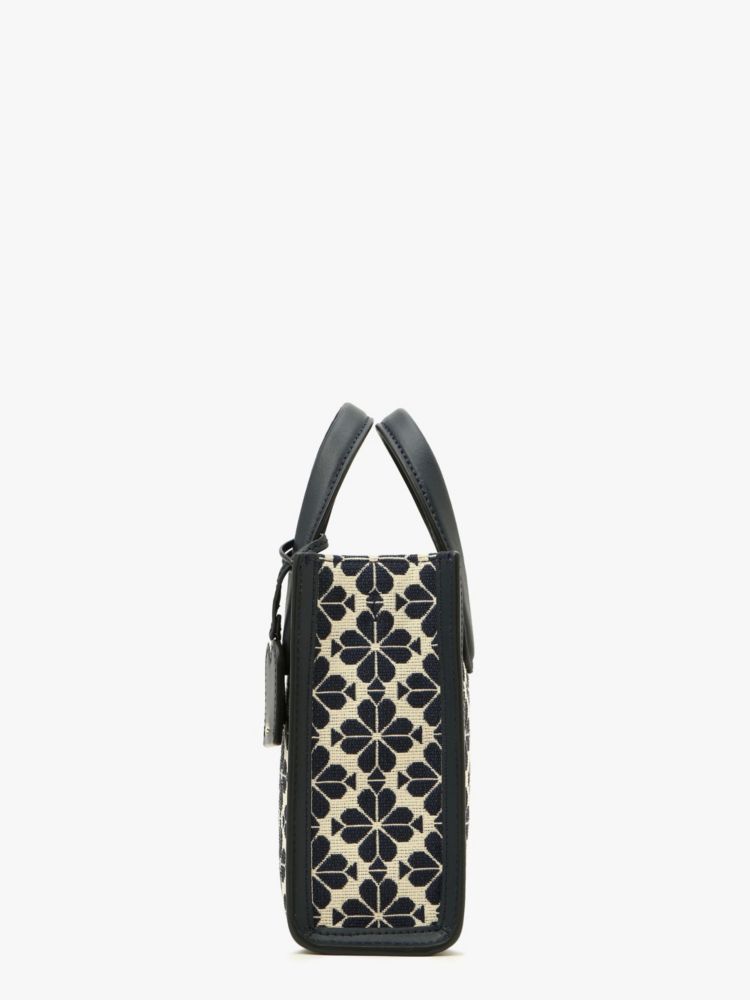 Kate Spade,スペード フラワー ジャカード マンハッタン ミニ トート,バッグ,ブルーマルチ