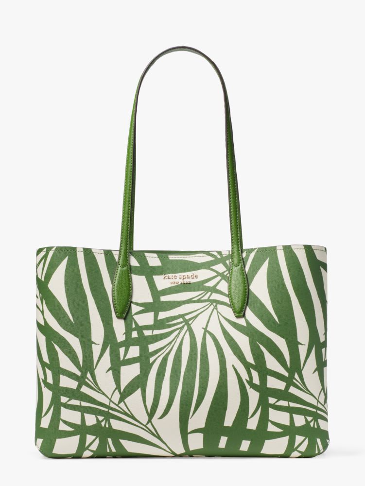 All Day Palm Fronds Large Tote Kate Spade New York