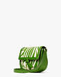 Kate Spade,knott palm canvas medium saddle bag,Medium,