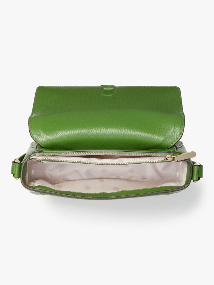 Kate Spade,Knott Palm Canvas Medium Saddle Bag,