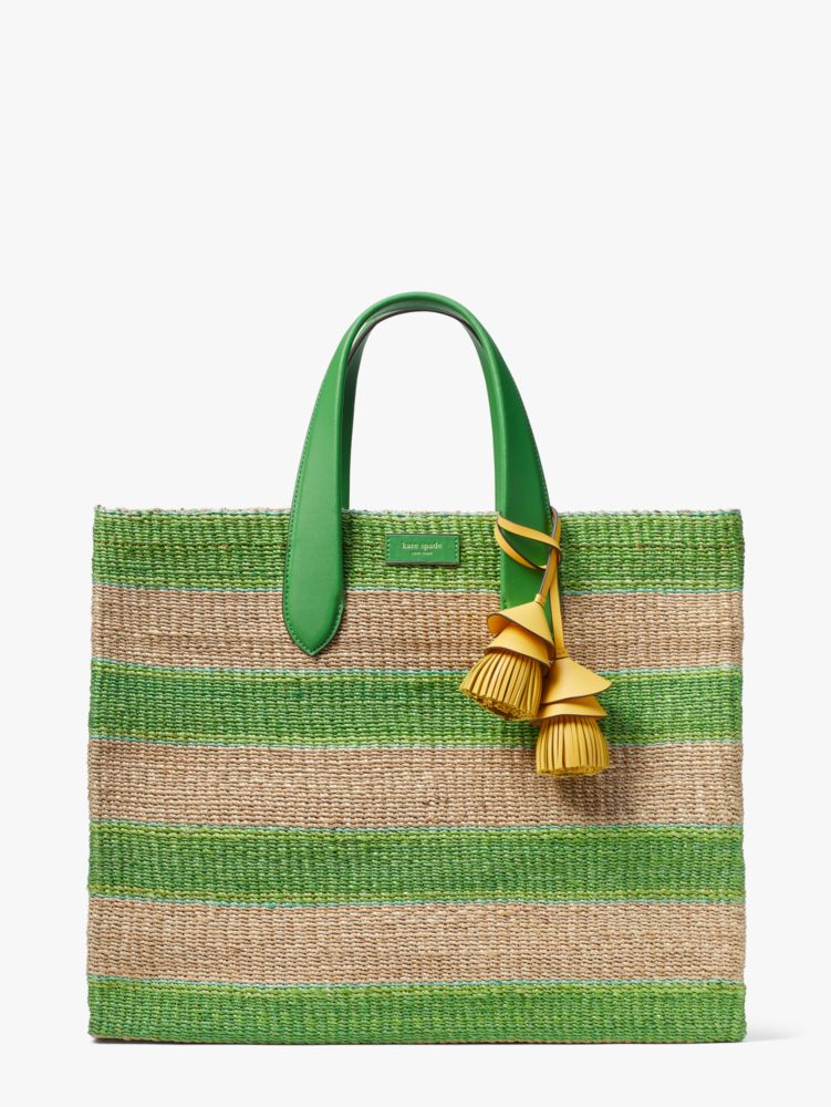 Manhattan Striped Large Tote